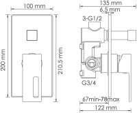 Душевой комплект Wasserkraft A14130