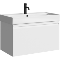 Тумба под раковину без столешницы Aqwella Pure 80 белая