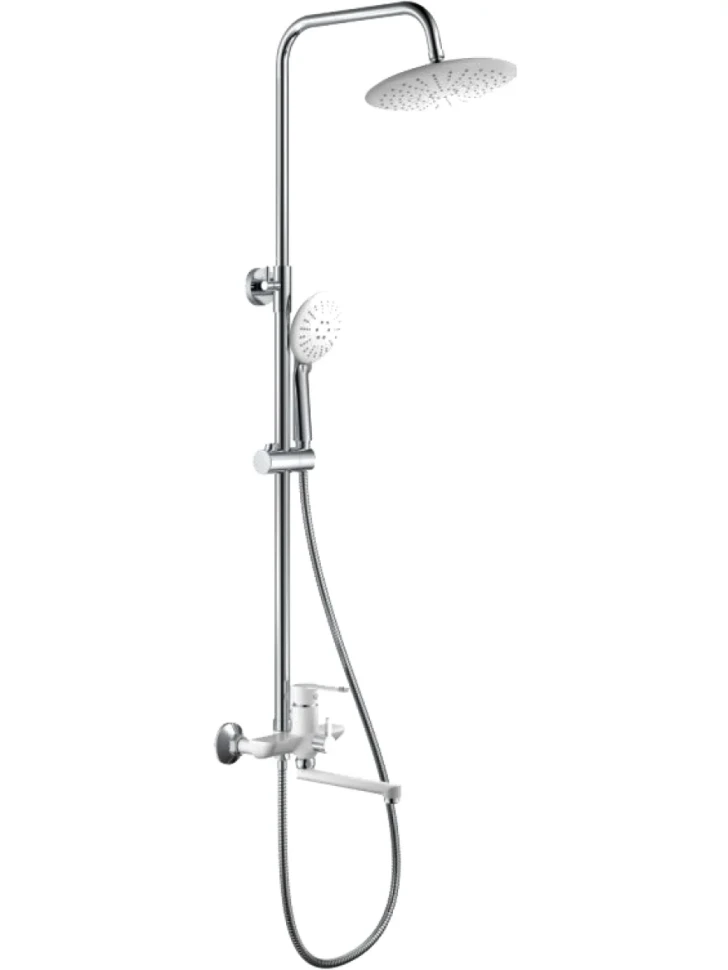 Душевая стойка Haiba HB557-8 белая