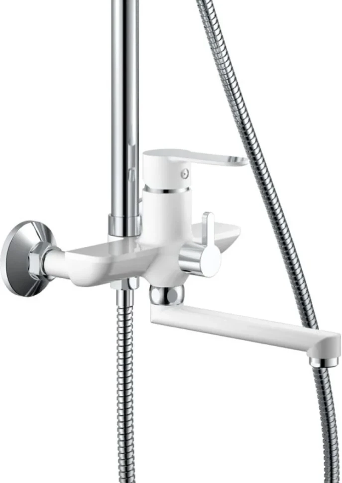 Душевая стойка Haiba HB557-8 белая