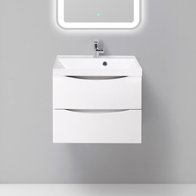 Мебель для ванной комнаты BelBagno Marino 60 bianco lucido, подвесная