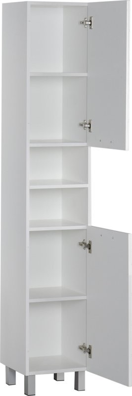 Шкаф пенал для ванной Aquanet Доминика 35 белый