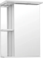 Зеркало-шкаф Style Line Эко Стандарт Николь С 50 белое, с подсветкой