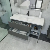 Тумба с раковиной Caprigo Forte 120 R подвесная, графит