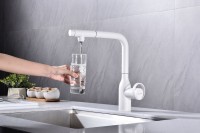 Смеситель для кухни Paulmark Urban Ur213104-431 матовый белый