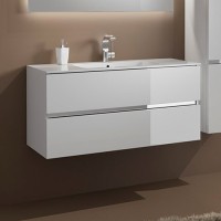 Тумба с раковиной Sanvit Кубэ -2 75 белый глянец