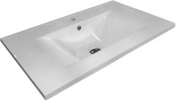 Тумба с раковиной Sanvit Кубэ -2 75 белый глянец