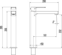 Смеситель для раковины Lemark plus Grace LM1509C хром