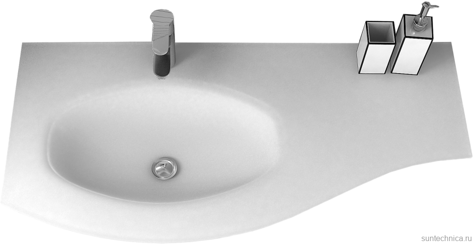 Мебельная раковина Cezares Sting 104 L extra light