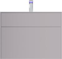 Тумба с раковиной AM.PM Inspire V2.0 80 элегантный серый