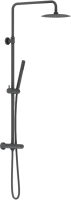 Душевая стойка Damixa Scandinavian Pure 936800300 черная матовая