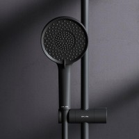 Душевая стойка AM.PM X-Joy F0785A422 черный матовый, с термостатом