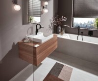 Смеситель для раковины Hansgrohe Vivenis 210 75030670 матовый черный
