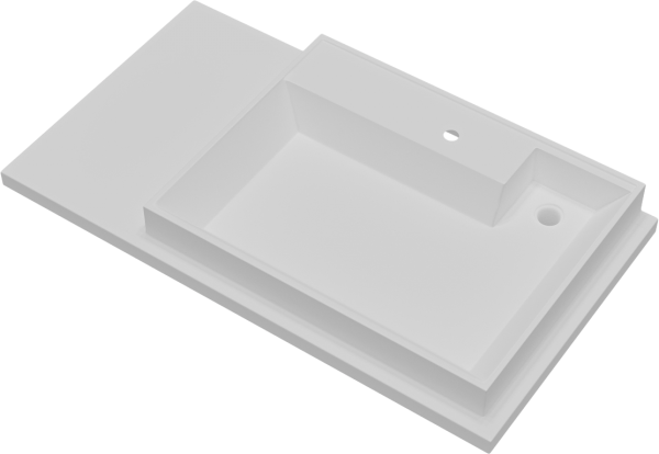 Раковина над стиральной машиной СаНта Юпитер 90 R, без кронштейнов