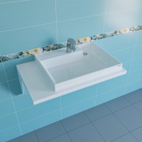 Раковина над стиральной машиной СаНта Юпитер 90 R, без кронштейнов