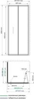 Душевой уголок Wasserkraft Weser 78F03 90x90 см