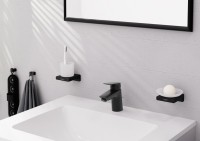 Смеситель для раковины Hansgrohe Logis 70 71070670 матовый черный