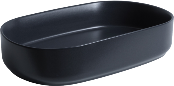 Накладная раковина Allen Brau Fantasy Oval 55x36, черная матовая