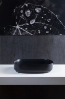 Накладная раковина Allen Brau Fantasy Oval 55x36, черная матовая