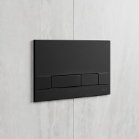 Комплект Lemark Florex 100122236 безободковый, с микролифтом, кнопка смыва матовая черная soft touch