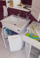 Тумба с раковиной СаНта Омега 60 напольная Тумба с раковиной СаНта Омега 60 напольная