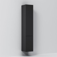 Шкаф-пенал для ванной AM.PM Gem R черный матовый, подвесной