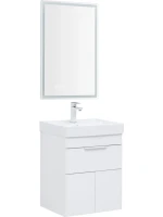 Мебель для ванной комнаты Aquanet Ирис new 60 подвесная, 1 ящик, 2 дверцы