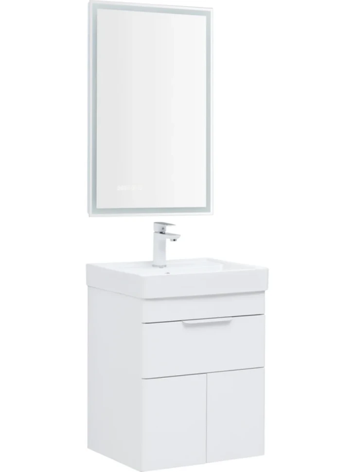 Мебель для ванной комнаты Aquanet Ирис new 60 подвесная, 1 ящик, 2 дверцы
