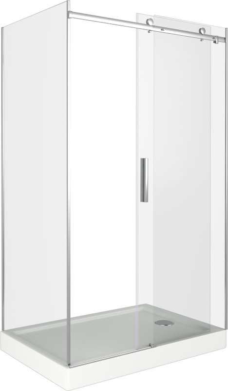 Душевой уголок Good Door Galaxy Galaxy WTW+SP-C-В 160x100, профиль черный