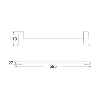 Полотенцедержатель Shevanik SG5727 Полотенцедержатель Shevanik SG5727