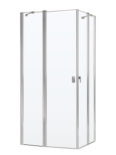 Душевой уголок Ravak Chrome CRV2-120+CRV2-120 профиль блестящий, стекло прозрачное Transparent