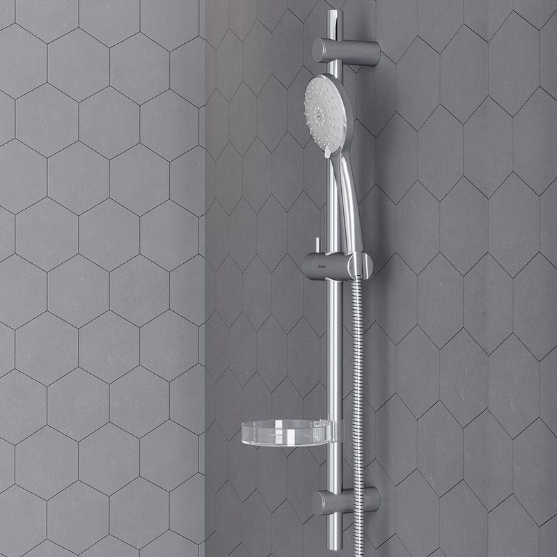 Душевой комплект Термостат Damixa Jupiter 776000000 для душа, хром + Гарнитур RedBlu Palace One 914100000