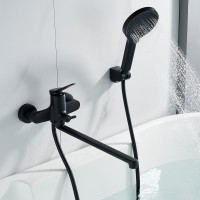 Универсальный смеситель Shevanik S6222H черный