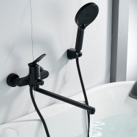 Универсальный смеситель Shevanik S6222H черный
