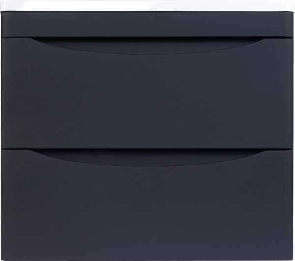 Тумба под раковину Style Line Бергамо Мини 60 Люкс Plus подвесная, антискрейтч черная