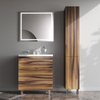 Тумба под раковину без столешницы AM.PM Gem 75 орех, напольная