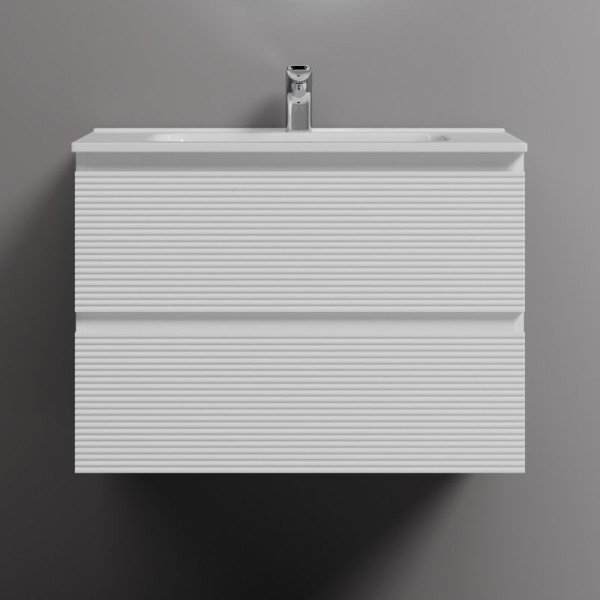 Тумба с раковиной Sancos Folk 70 bianco, раковина CN7007