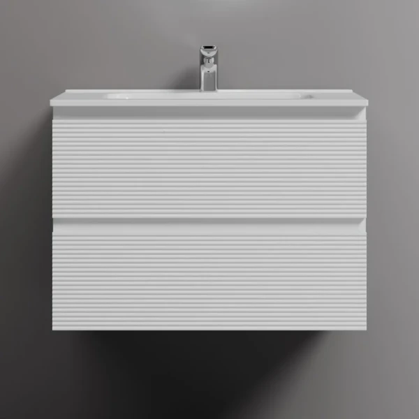Тумба с раковиной Sancos Folk 70 bianco, раковина CN7007