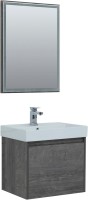 Тумба с раковиной Aquanet Nova Lite 60 дуб рошелье, 1 ящик