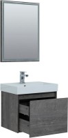 Тумба с раковиной Aquanet Nova Lite 60 дуб рошелье, 1 ящик