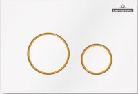 Комплект Унитаз подвесной безободковый Bell Pro Rimless 3301101R + Быстросъемное сиденье микролифт 33290100 + Система инсталляции для унитазов Relfix 38010010 + Кнопка смыва Relfix 38050804 белая, золотой глянец