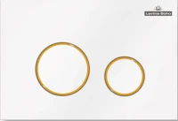 Комплект Унитаз подвесной безободковый Bell Pro Rimless 3301101R + Быстросъемное сиденье микролифт 33290100 + Система инсталляции для унитазов Relfix 38010010 + Кнопка смыва Relfix 38050804 белая, золотой глянец
