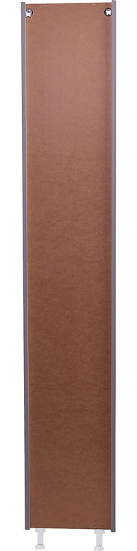 Шкаф пенал для ванной Style Line Бергамо Люкс Plus 30 L с бельевой корзиной, антискрейтч серый