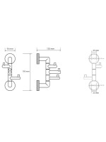 Крючок Bemeta Stella 166206072 глянцевый хром, на шурупах, поворотный