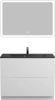 Тумба с раковиной BelBagno Marino 100 напольная, bianco lucido
