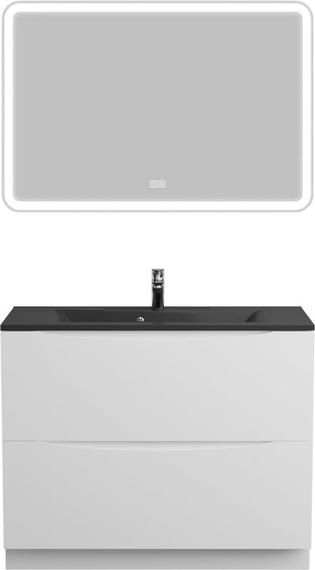 Тумба с раковиной BelBagno Marino 100 напольная, bianco lucido