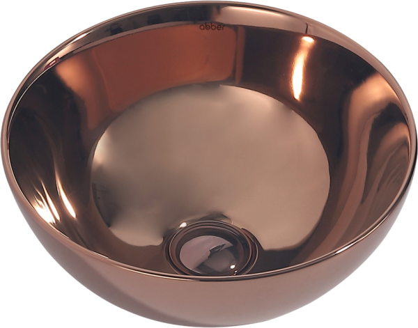Накладная раковина Abber Bequem AC2106RG розовое золото