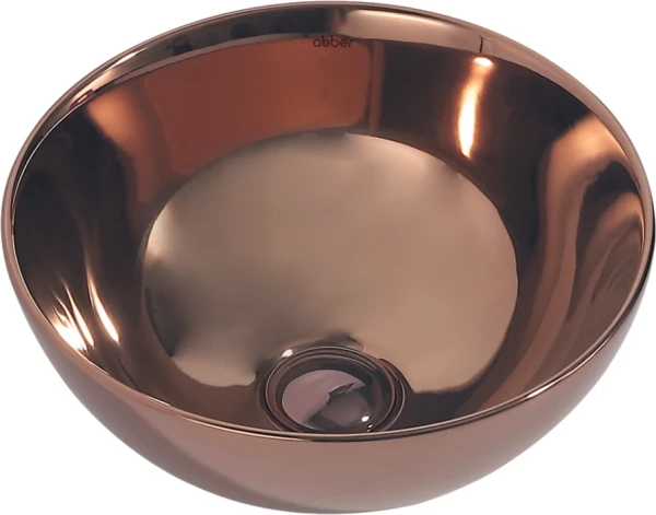 Накладная раковина Abber Bequem AC2106RG розовое золото