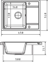Комплект Мойка Florentina Липси 650 антрацит + Измельчитель KUCHENSTERN Muhle Комплект Мойка Florentina Липси 650 антрацит + Измельчитель KUCHENSTERN Muhle