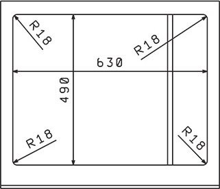 Комплект Мойка Florentina Липси 650 антрацит + Измельчитель KUCHENSTERN Muhle